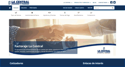 Desktop Screenshot of lacentral.com.sv